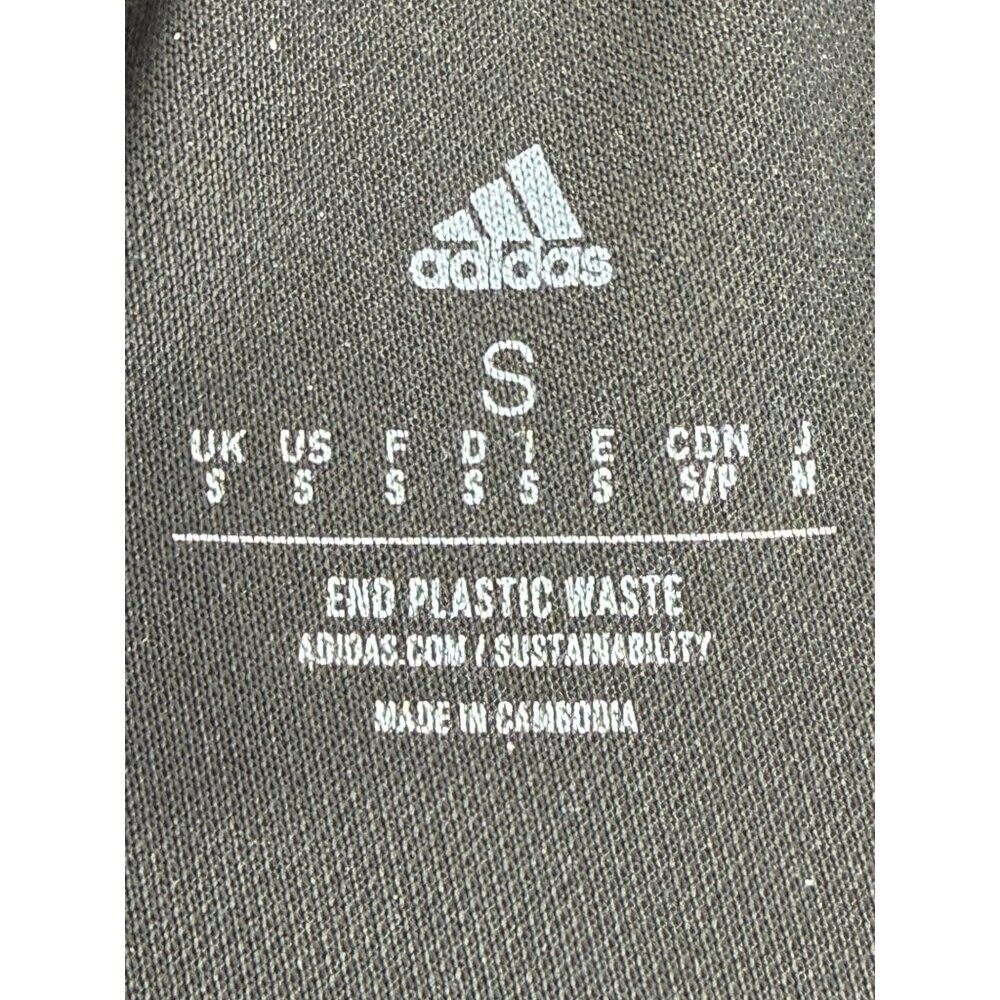 Adidas Black Striped Zip Ankle Cargo Pocket Jogger Pants S| Athleisure Sporty - Picture 12 of 15